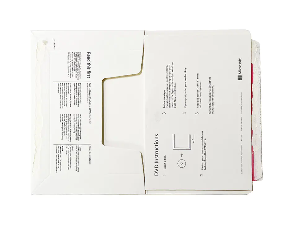 Windows OEM DVD Installation Instructions