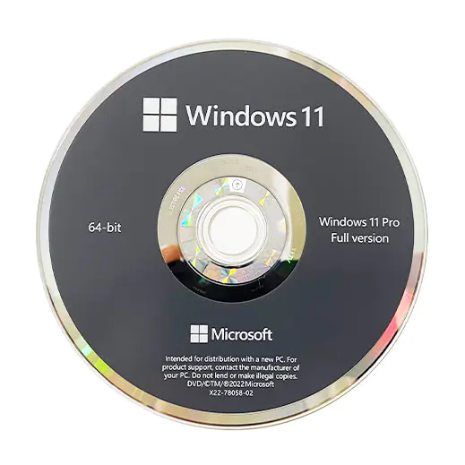Windows 11 Professional OEM DVD Installation Media