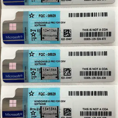 Windows 11 Pro OEM Key Sticker